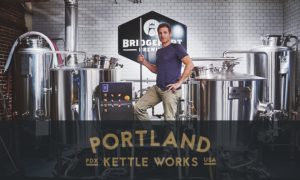 Thad Fisco with Brewhouse and PKW Logo