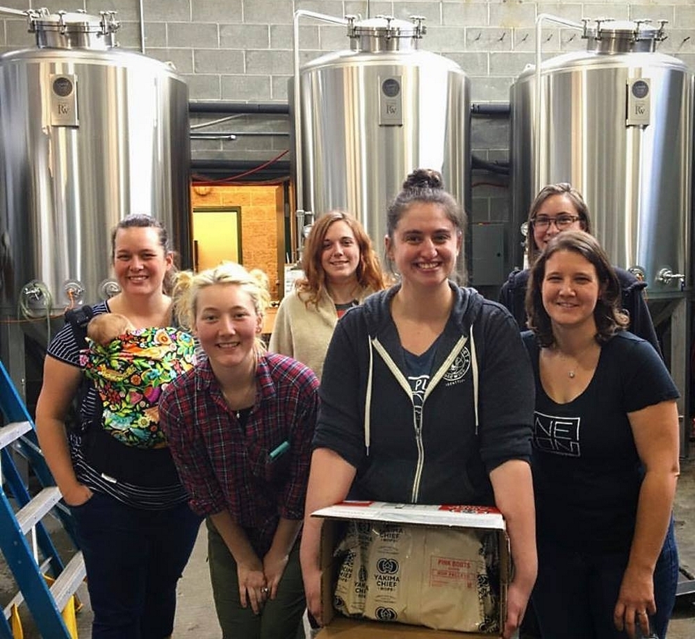 Witbier Brewed by Lowercase, Outer Planet, & Pink Boots Society for International Women's Day